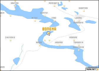 map of Bonema