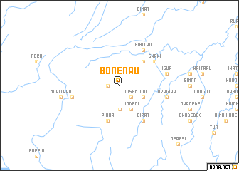 map of Bonenau