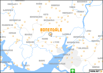 map of Bonendalé