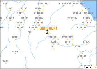 map of Bonenepi