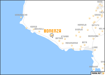 map of Bonenza