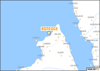 map of Boneoge