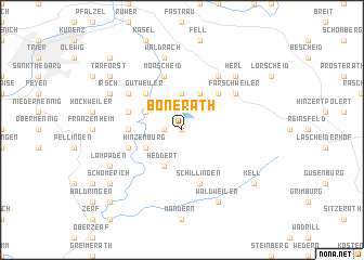 map of Bonerath