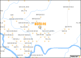 map of Bonere