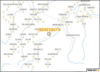 map of Bone South