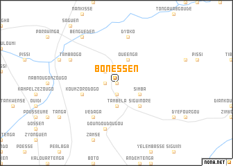 map of Bonéssen