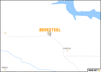 map of Bonesteel