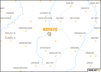 map of Bonevo