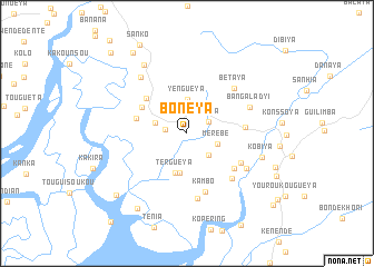 map of Bonéya