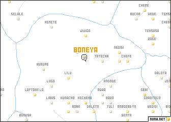 map of Boneya