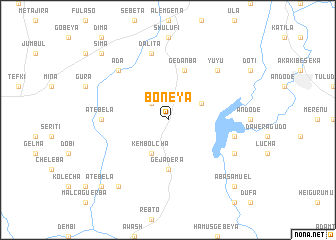 map of Boneya