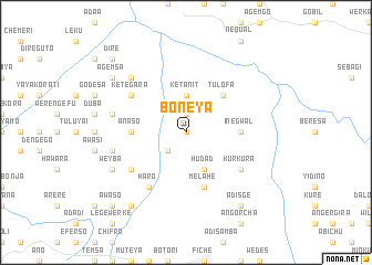 map of Boneya