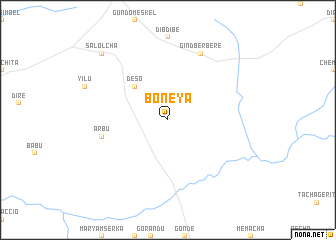 map of Boneya