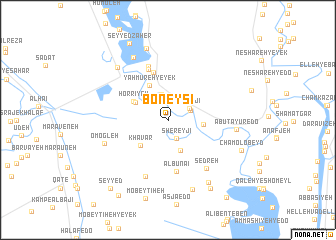 map of Boneysī