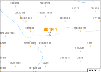 map of Bonfim