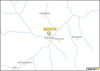 map of Bonfim