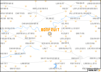 map of Bonfruit
