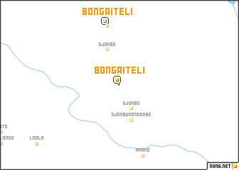 map of Bonga-Iteli