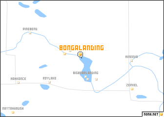 map of Bonga Landing
