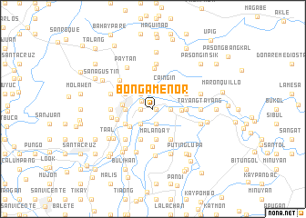 map of Bonga Menor