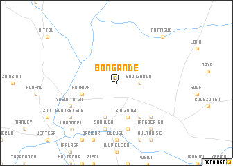 map of Bongandé