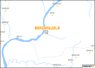 map of Bongandjola