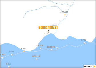 map of Bongandzi