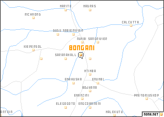 map of Bongani