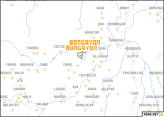 map of Bongayon