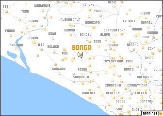 map of Bonga