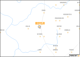 map of Bonga