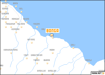 map of Bonga