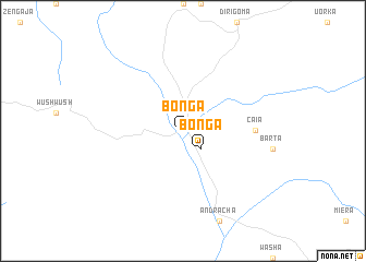 map of Bonga