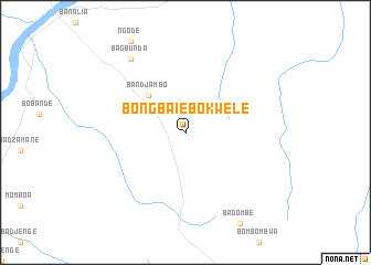 map of Bongbaie-Bokwele