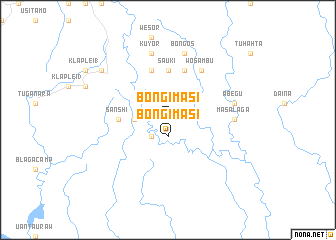 map of Bongimasi