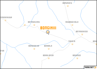 map of Bongimi II