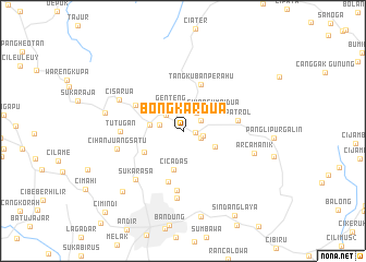 map of Bongkar Dua