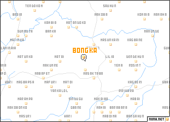 map of Bongka