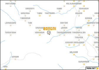 map of Bongni