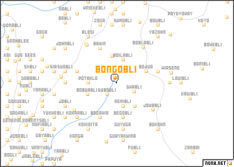 map of Bongobli