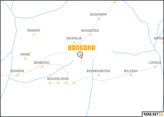 map of Bongoma