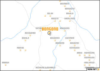 map of Bongono