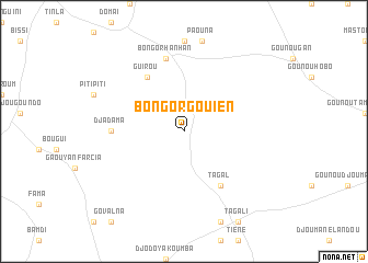 map of Bongor Gouien