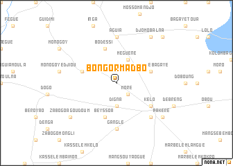 map of Bongor Madbo