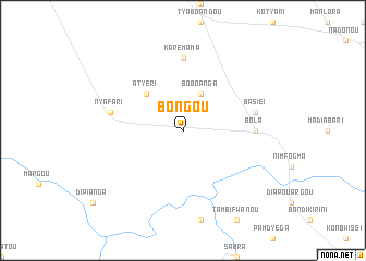map of Bongou