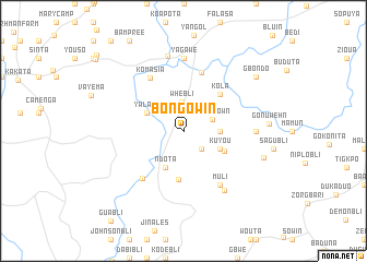 map of Bongowin