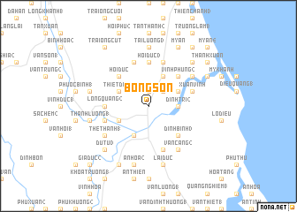 map of Bồng Sơn