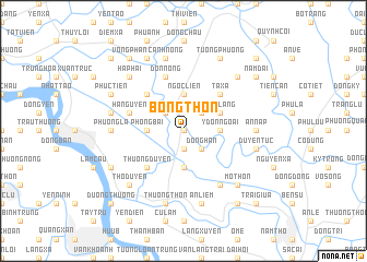 map of Bổng Thôn
