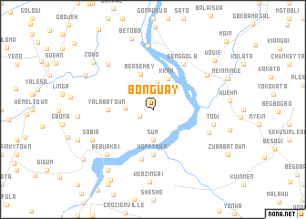 map of Bonguay