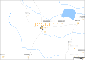 map of Bonguélé